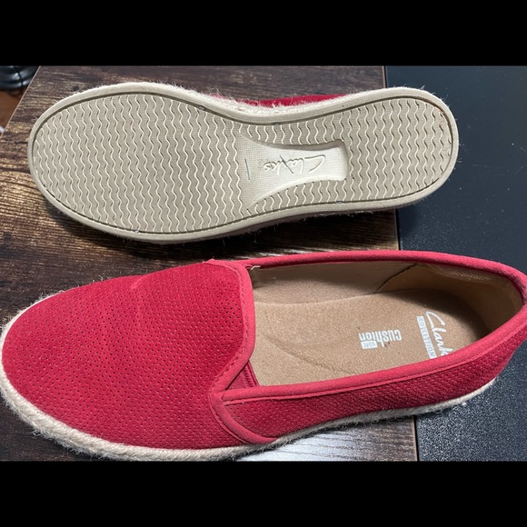 Clarks - Red Espadrille - Picture 4 of 4
